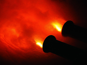 玻璃窯爐水淬法